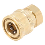 2X Pressure Washer Coupler Brass Fittings 1/4 Inch Quick-Connect