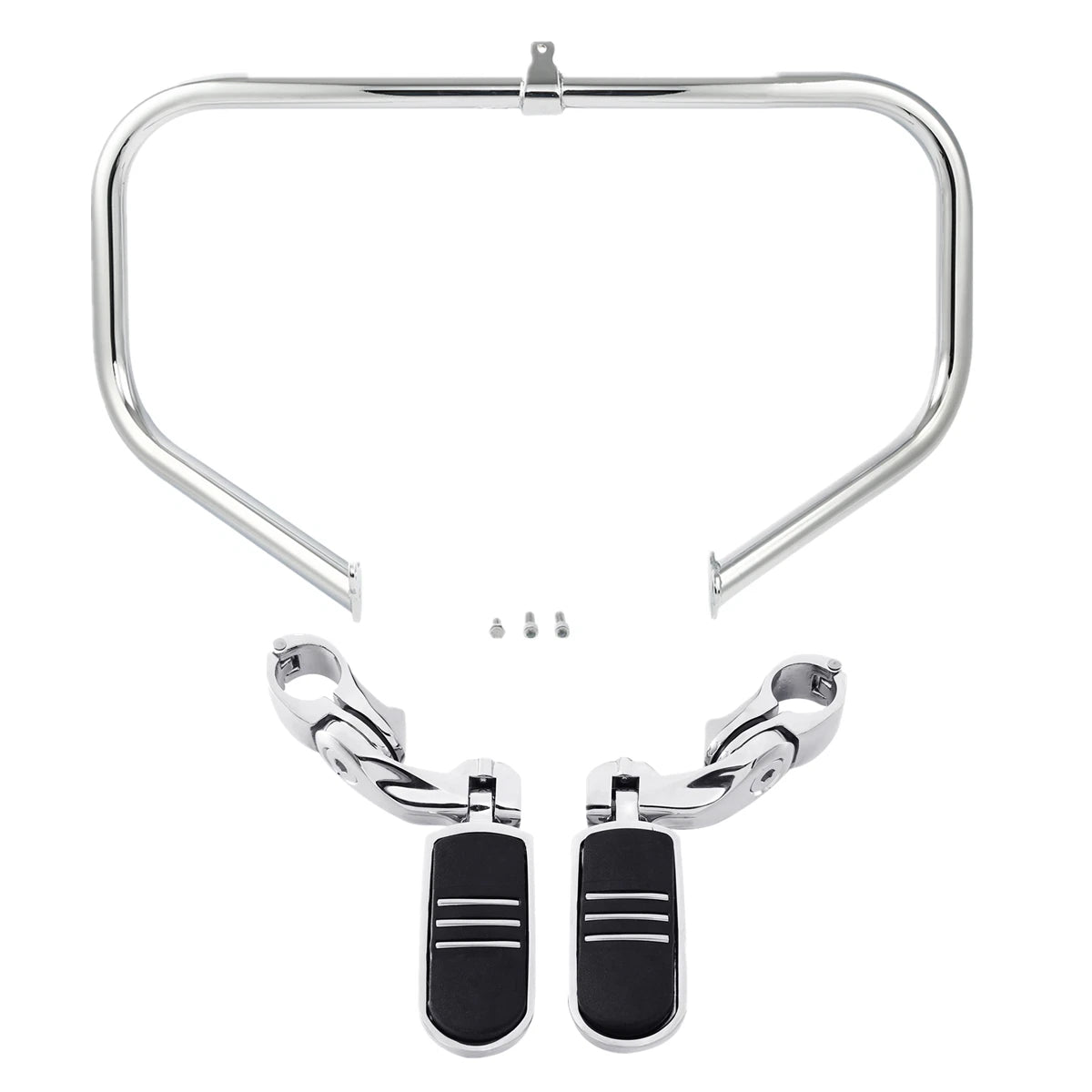 Engine Guard Crash Bar Footpegs for Harley Touring Glide (2009–2022)