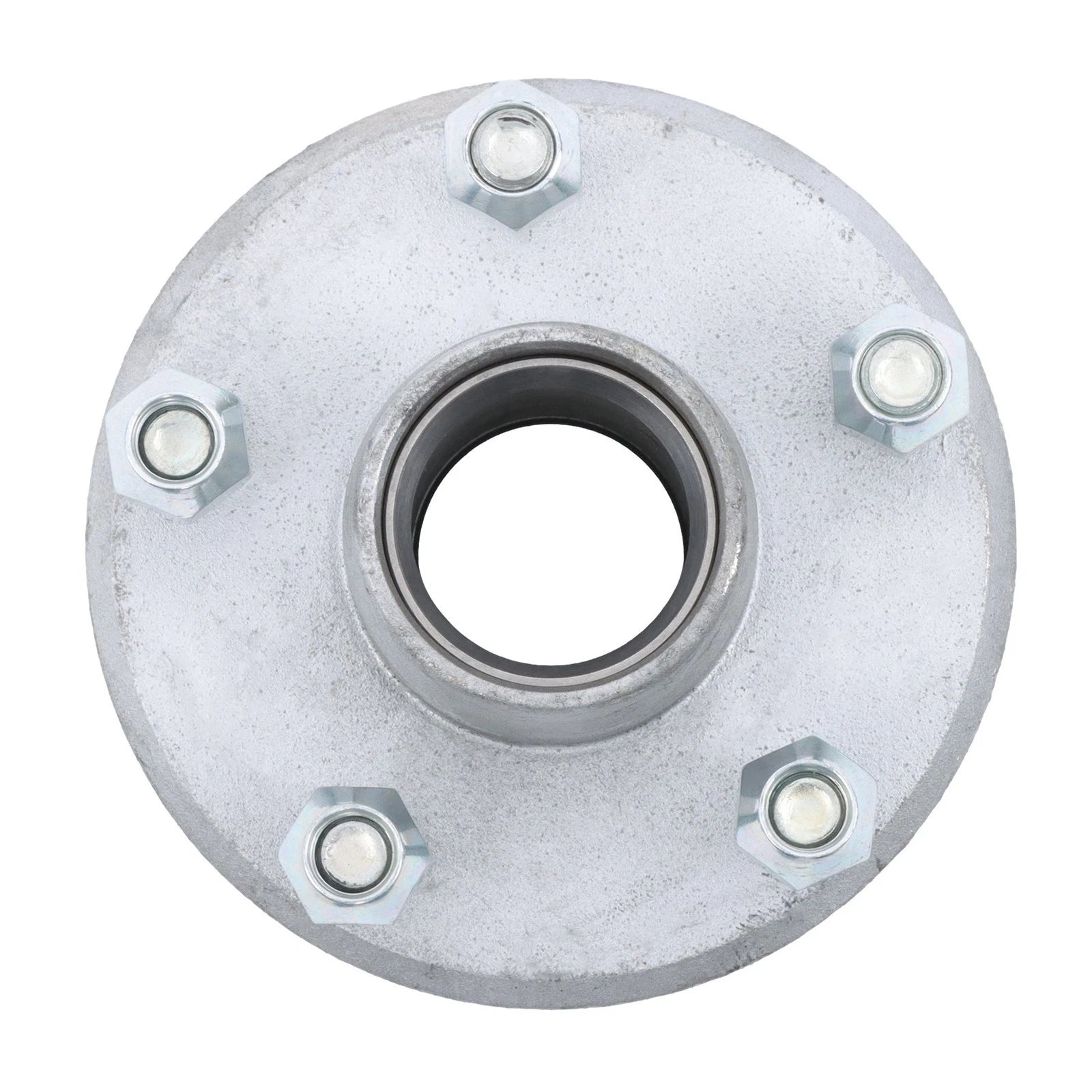 Set of 5 Galvanized Trailer Hubs for 2" Axles