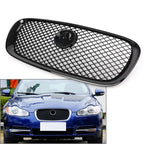 Front Upper Grille Radiator Grill with Emblem for Jaguar XF (2008-2011)