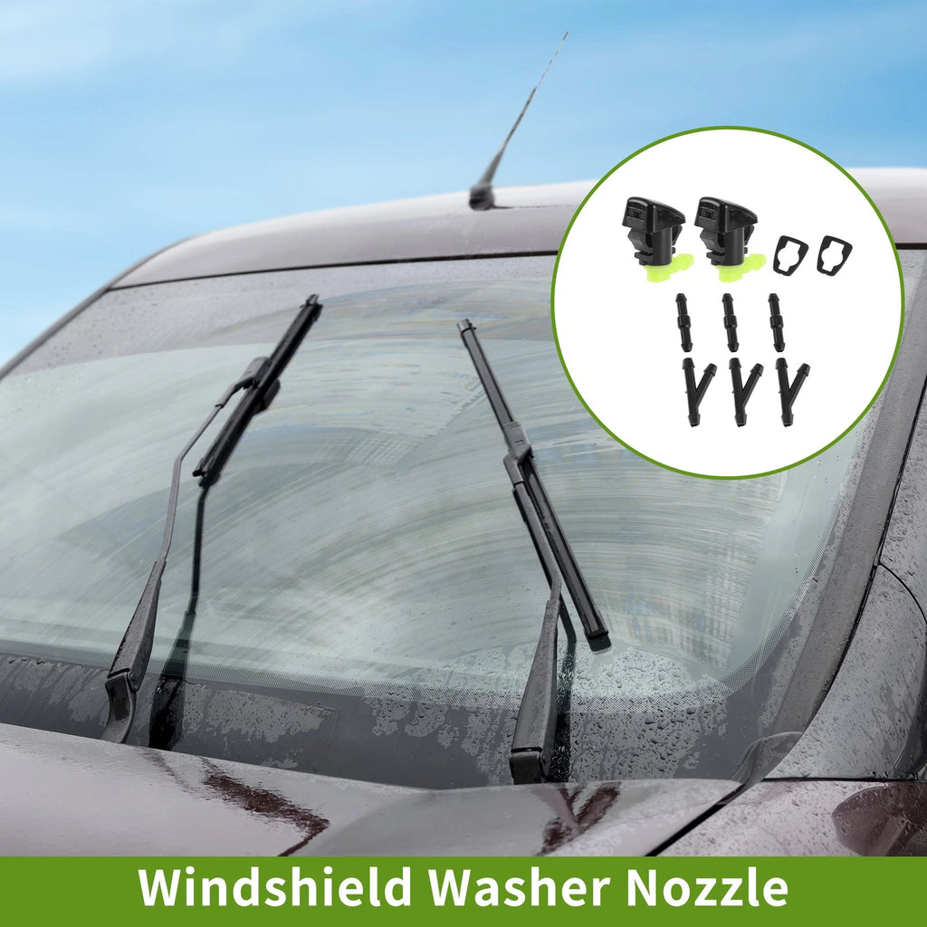 Set of 1 Windshield Washer Nozzle w/ Hose Connector for Dodge  No.68269108AA