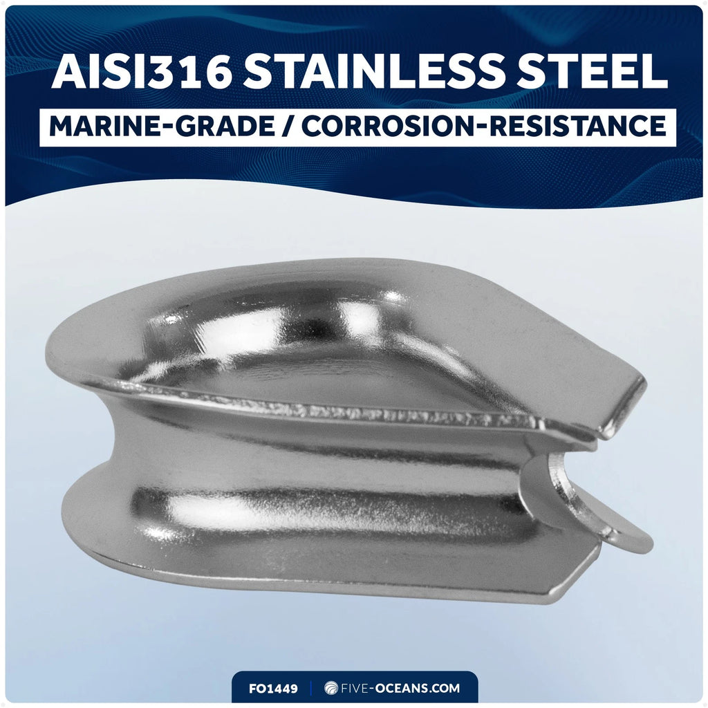 Stainless Steel Thimble for 5/8" Wire Rope Cable (Five Oceans FO1449)