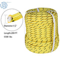 Double Braid Polyester Pulling Rigging Line 1/2" x 200' 5500Lbs Strength