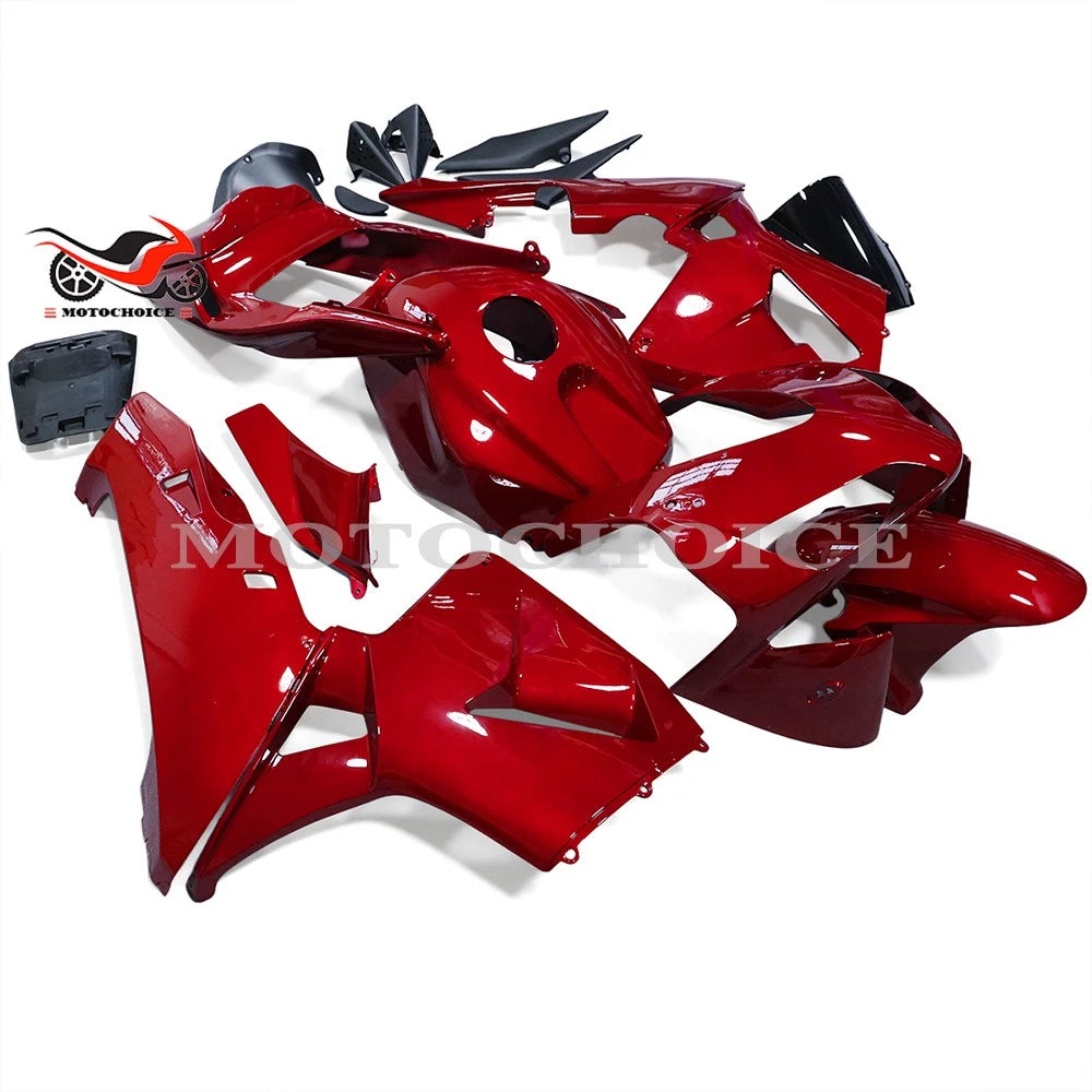 Fairing Kit for Honda CBR600RR (2003–2004) - Gloss Red, ABS Injection