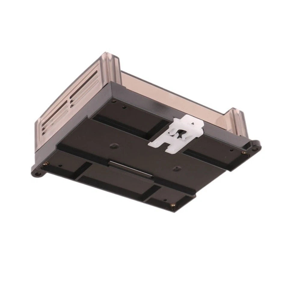 Transparent Plastic Cover for PLC Din Rail Control Box 125x90x40mm