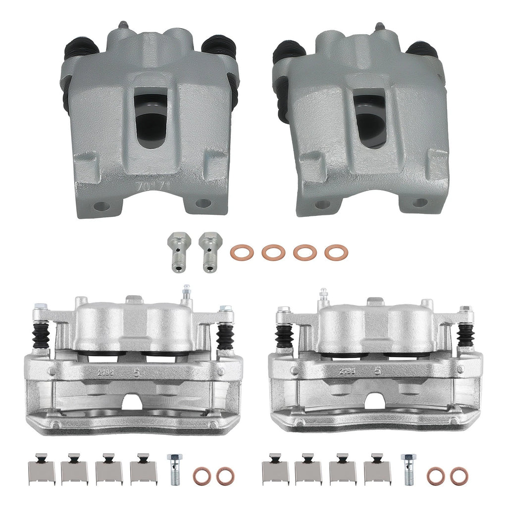 Front Rear Brake Caliper Full Set 4PCS for Ford F-150 (2010–2011)