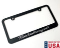 Premium License Plate Frame Turbocharged Matte Black for Toyota (2010–2015)
