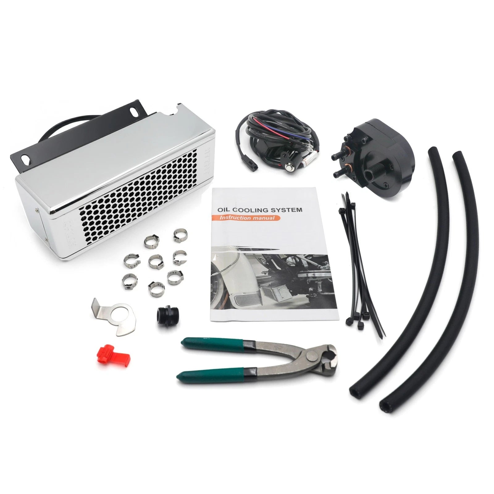 Chrome Oil Cooler Fan for Harley Touring Models (2009–2016)