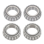 Spindle with Trailer Bearing Kit for 4 on 4" Trailer Hub (2000 lbs, 11pc)