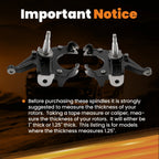3" Lowering Drop Spindles for GMC C1500 (1985–1986)