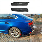 Carbon Look Side Corner Splitter for Audi A5 S-Line (2021–2024)