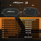 Rear Ceramic Brake Pads Kit for Ford Edge/Explorer (2011-2019)
