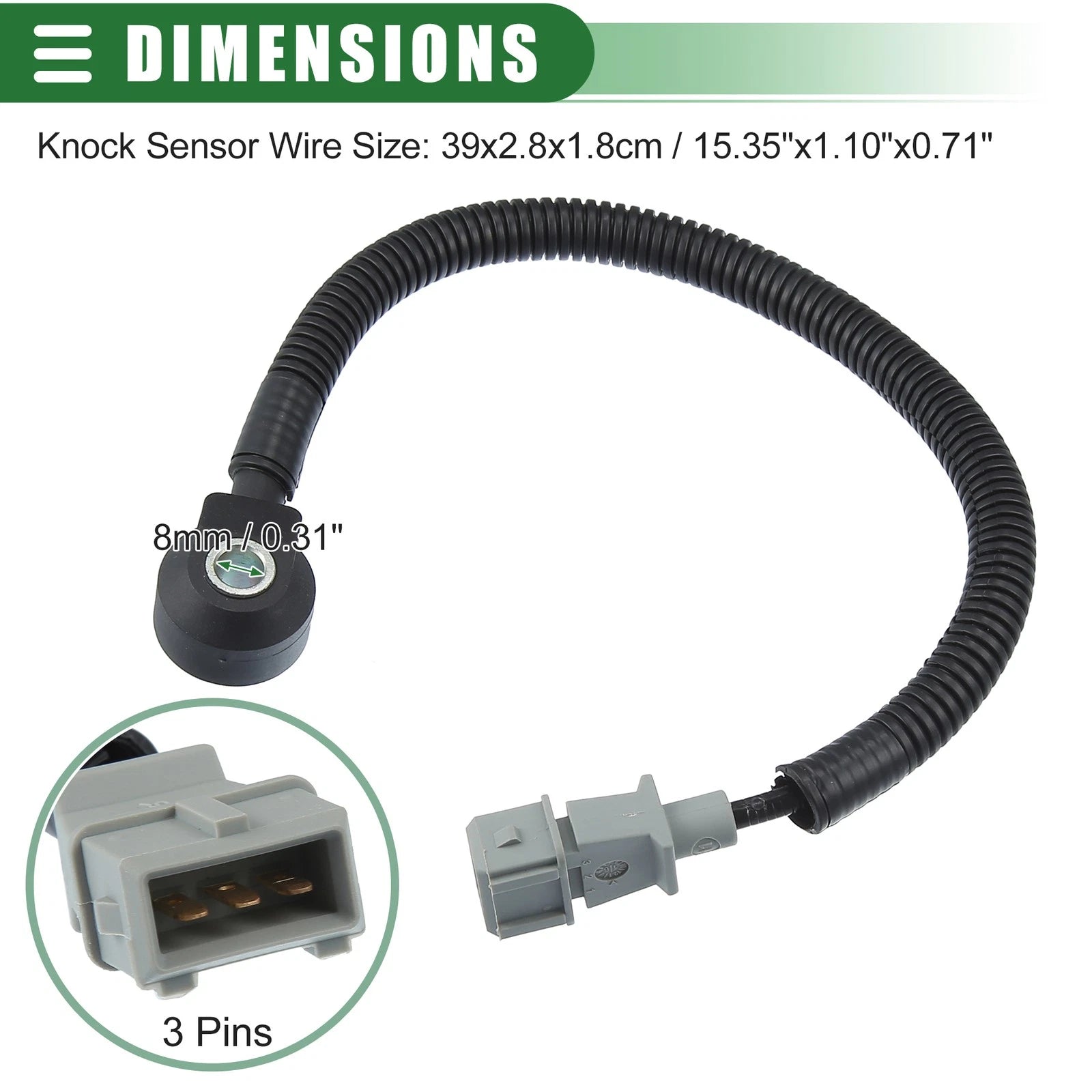 Knock Sensor for Chevrolet Aveo (2004–2008) & Suzuki 96253545