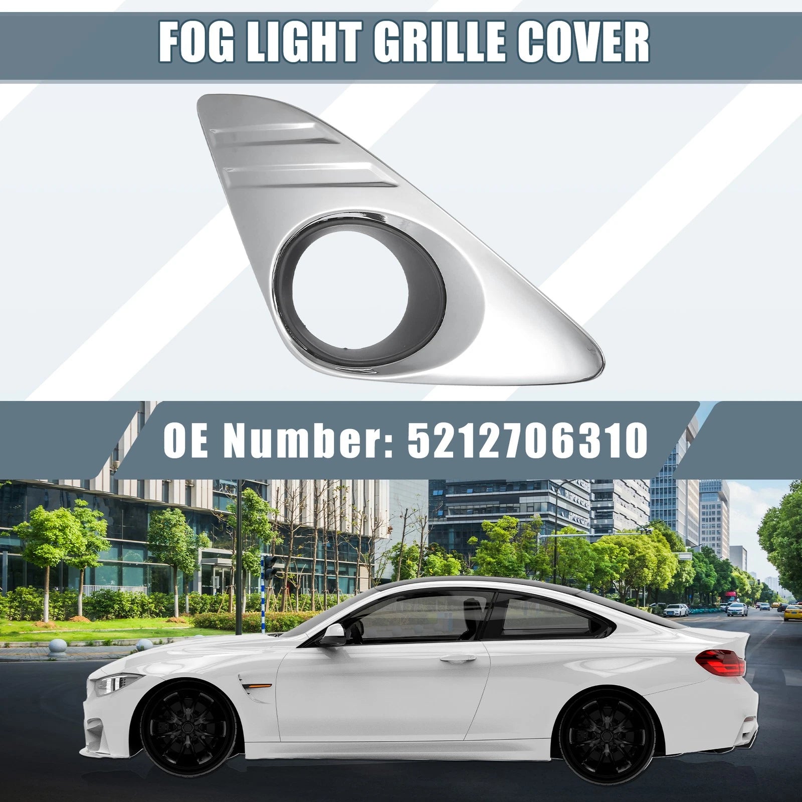 Right Fog Light Grille Cover Trim NO.5212806310 for Toyota Camry (2018–2023)