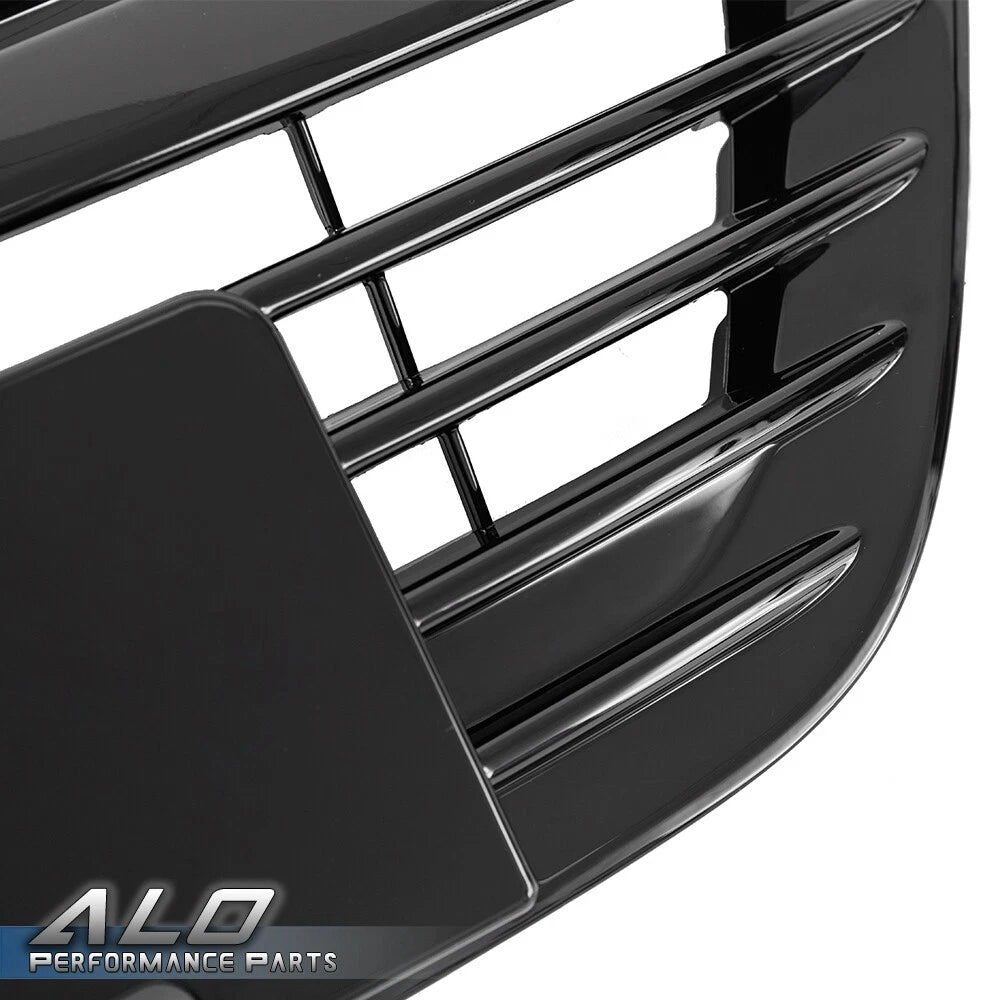 Front Bumper Grille for Honda HR-V (2019–2021) Black with Chrome Trim