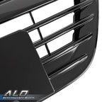 Front Bumper Grille for Honda HR-V (2019–2021) Black with Chrome Trim
