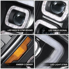 Switchback Sequential LED Headlights for Ford F-150 (2018–2020)