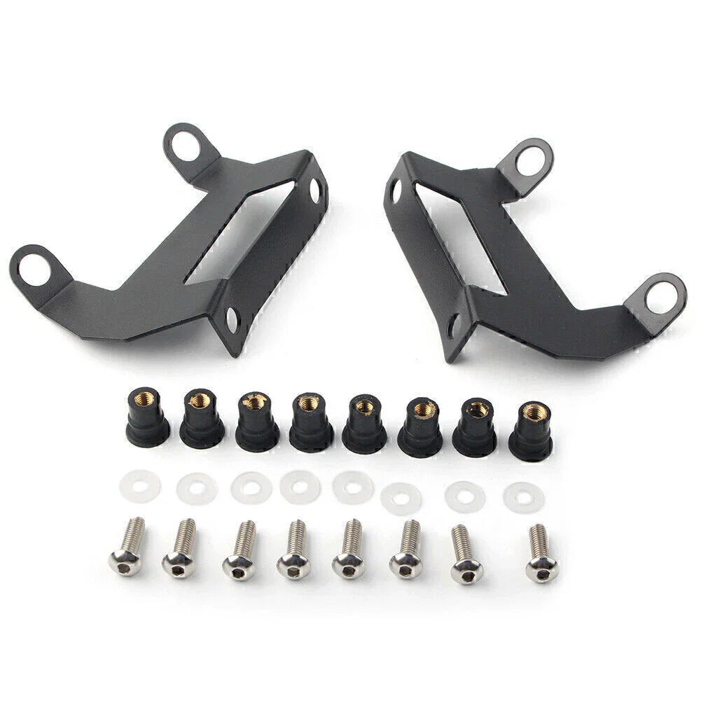 Motorcycle Windshield Mounting Kit for Yamaha MT-07 (2018-2020) Black