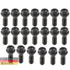 20PCS Wheel Lug Bolt Nuts 12x1.5mm for BMW E46 E90 E39 E60 E53 (1998-2011)