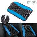 PU Leather Rhombus Center Armrest Box Cushion Trim for Universal (—)