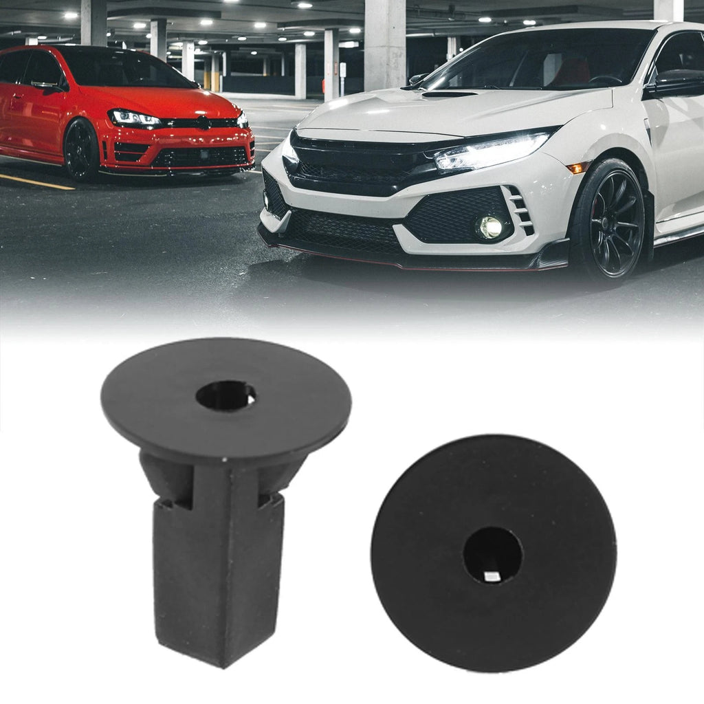 50 Pcs Black Plastic Rivet Clips for Toyota Prado (8.3x8mm Hole)