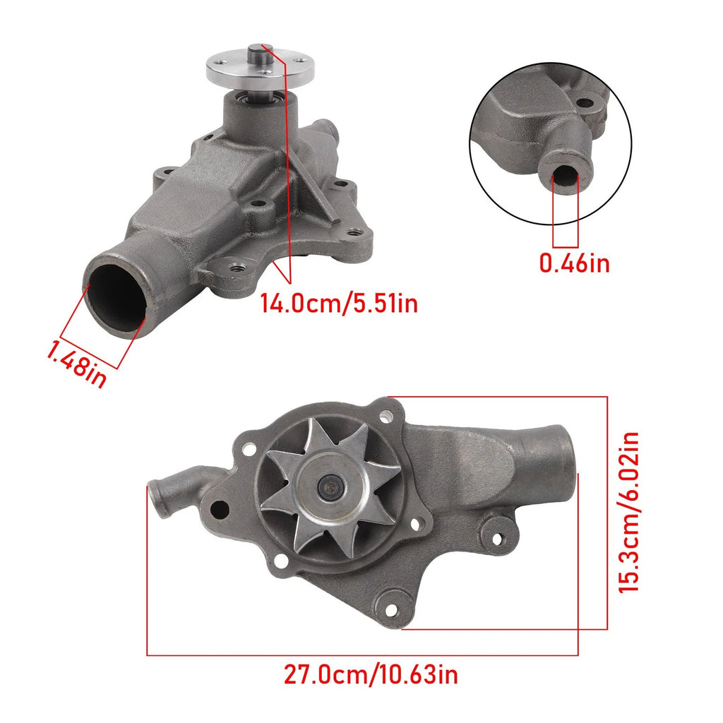 Engine Water Pump with Gasket for Jeep CJ5 CJ7 Cherokee DJ5 J10 (1975–1979)