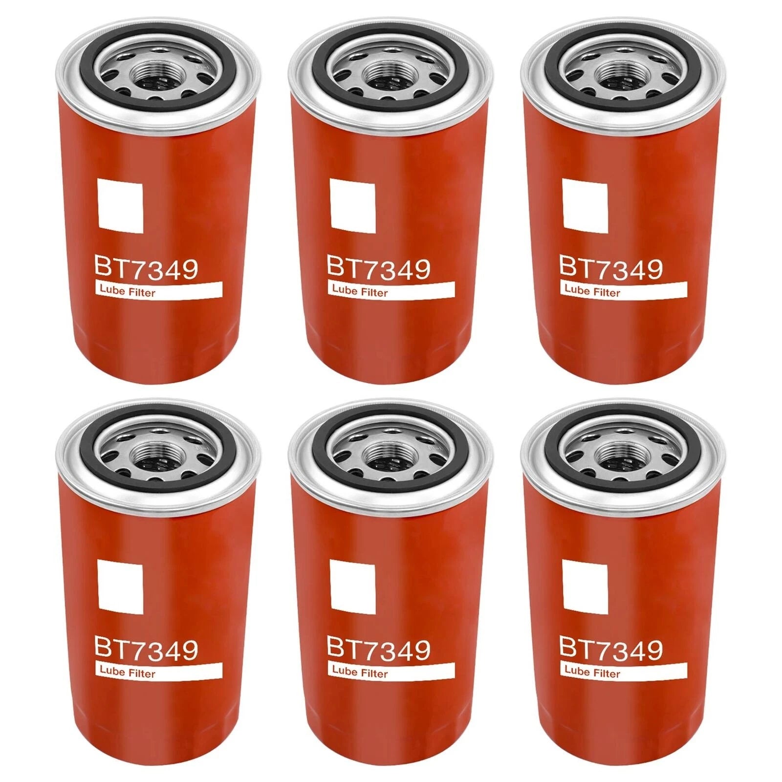 6X BT7349 Diesel Oil Fuel Filter for Dodge Ram 2500 3500 (2003–2023)