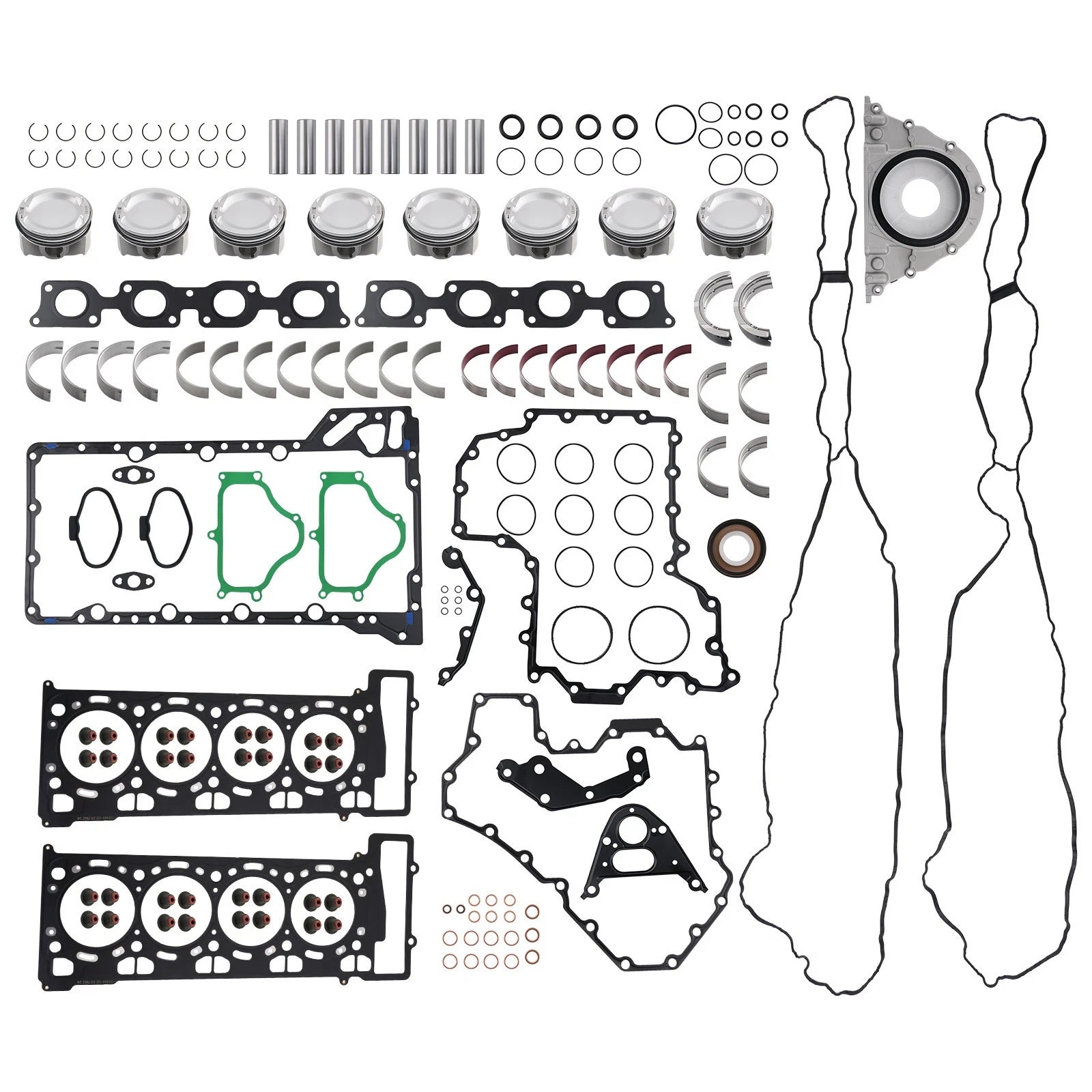 Engine Rebuild Pistons Gasket Kit for BMW M5 M6 (2012–2019) S63B44B S63N 4.4L V8