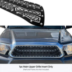 Stainless Black Laser Cut Grille Insert for Toyota Tacoma (2012-2015)