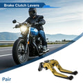 Adjustable Brake Clutch Levers for Suzuki GSXR150 (2017–2020) Gold Tone
