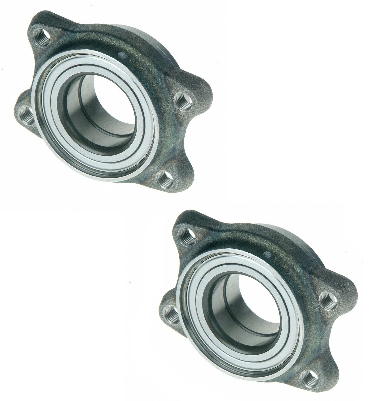 Set of 2 Moog Front Wheel Bearing Hub Kit for Audi A4 A6 A8 Quattro S4 S6 S8