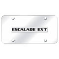 Chrome Name on Chrome Plate - Officially Licensed for Cadillac Escalade EXT