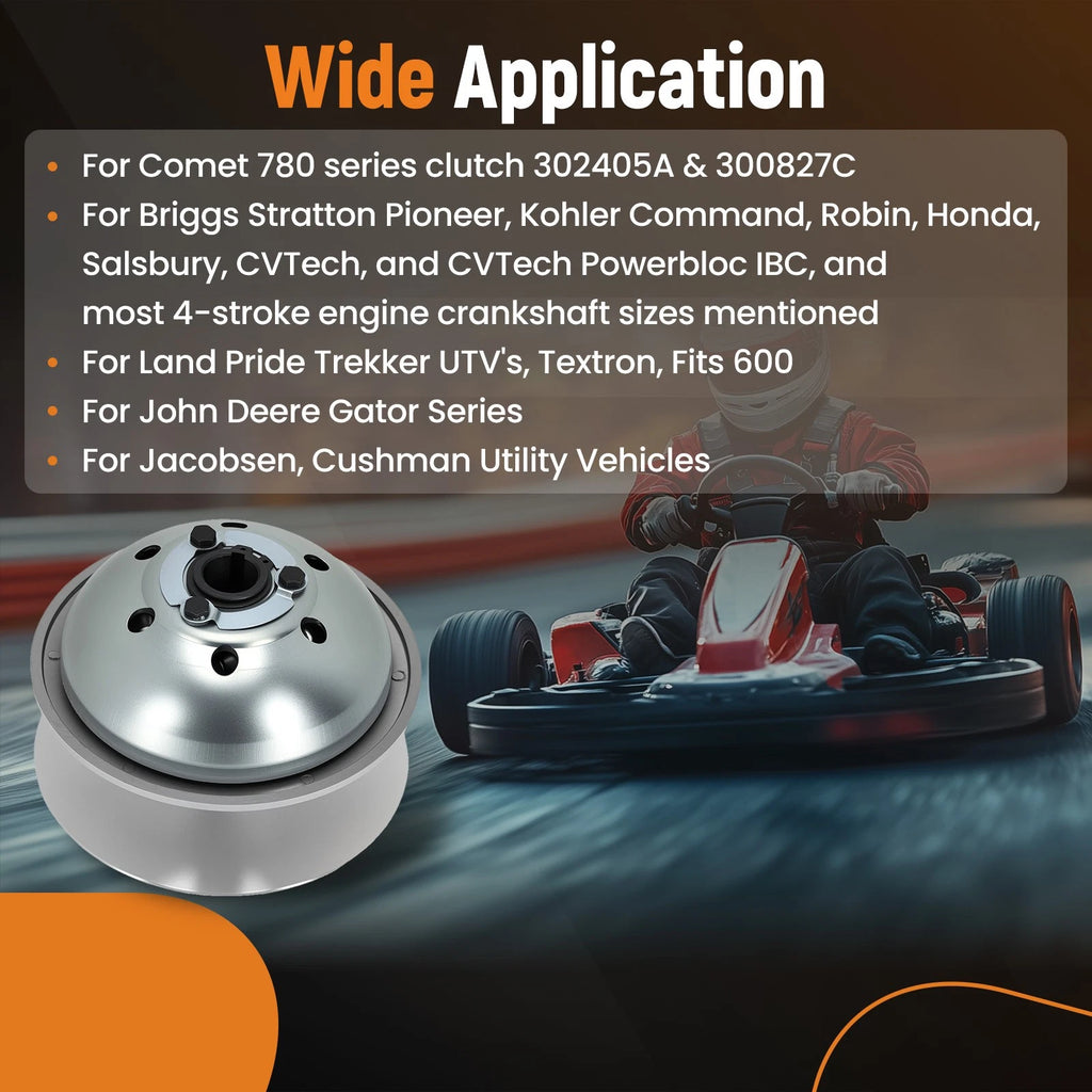 Primary Driven Clutch for Comet 780 Series (1 inch Bore, 1/4" Keyway)