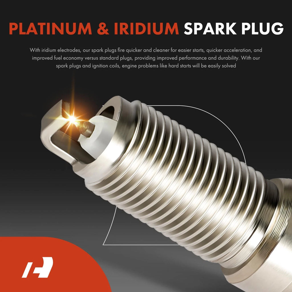 6X Ignition Coil & Iridium Platinum Spark Plug for Ford F-150 (2011–2016)