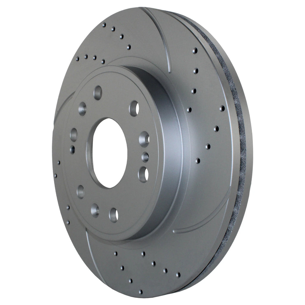 Front Rear Brake Kit with Drilled Rotors & Bosch Ceramic Pads for Cadillac Chevy GMC