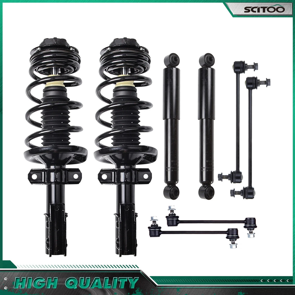 Front Struts Assembly, Rear Shock Absorbers, Sway Bars for Saturn ION (2003–2004)