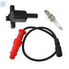 Ignition Coil with Wire Cap & Spark Plug for Polaris Ranger 500 (2008-2012)