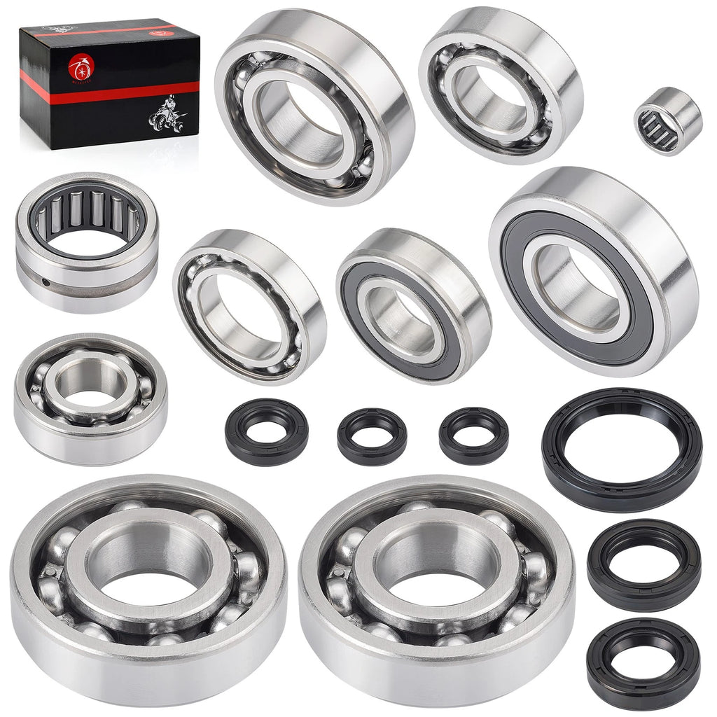 Crankshaft Transmission Bearings with Seals Kit for Yamaha WR400F (1998–2000)