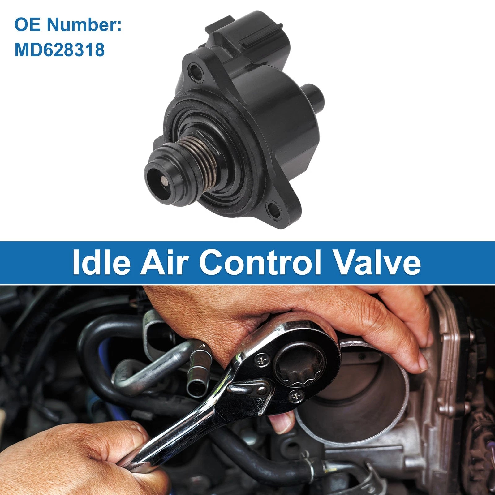 Idle Air Control Valve for Mitsubishi Lancer (2003–2006) MD628318