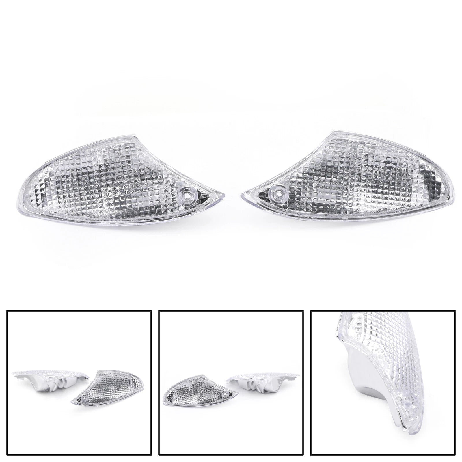 Front Turn Signal Lens for BMW K1200S K1300S (Clear T9)
