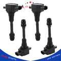 Set of 4 Ignition Coils for Nissan Altima X-Trail Sentra (2002–2013)