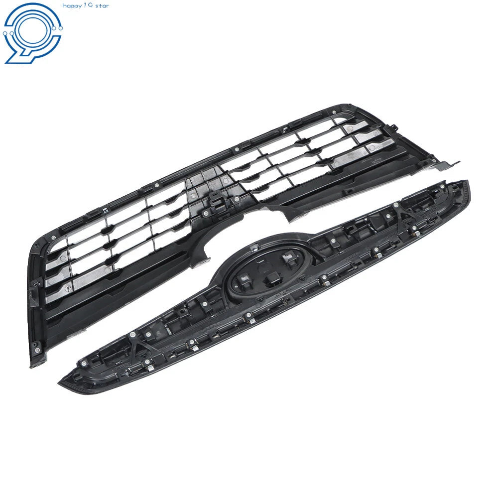 Front Upper Grille Assembly with Chrome Trim for Subaru Forester (2019-2021)