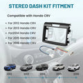 Double DIN Radio Install Dash Bracket & Wire Harness for Honda CR-V (2012–2016)