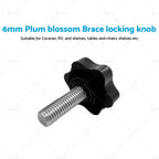 Stainless Steel Hex Plum Knob M6x25 for Caravan RV Awning (200-34120)