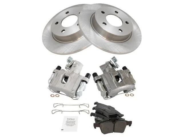 Rear Brake Pad Rotor Caliper Set for Mazda 3 (2004–2005) GS236XD