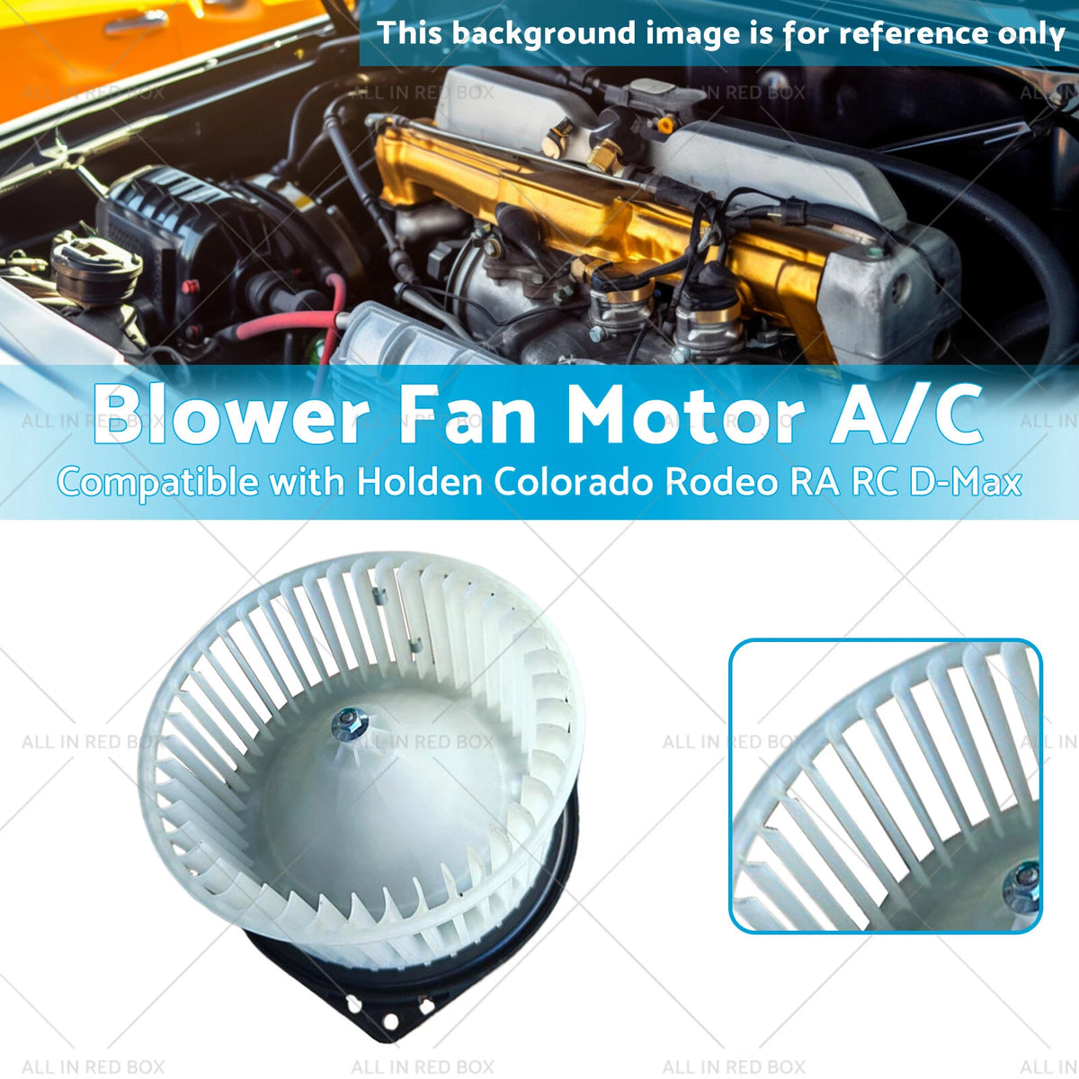 Blower Fan Motor A/C for Holden Colorado Rodeo D-Max (2003–2012) RA RC