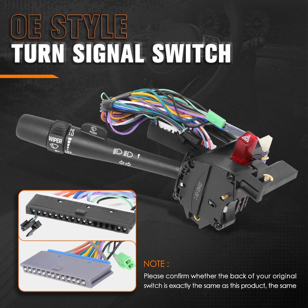 Combination Switch for Chevrolet Avalanche, Silverado, Suburban, Sierra, Yukon (1999–2002)