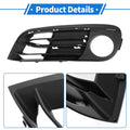 1 Pc Car Front Left Fog Light Grill for BMW 5 Series (2014 - 2016) Black