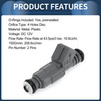 Set of 8 Fuel Injectors for BMW 540i Base (1999–2003) No.13641707843