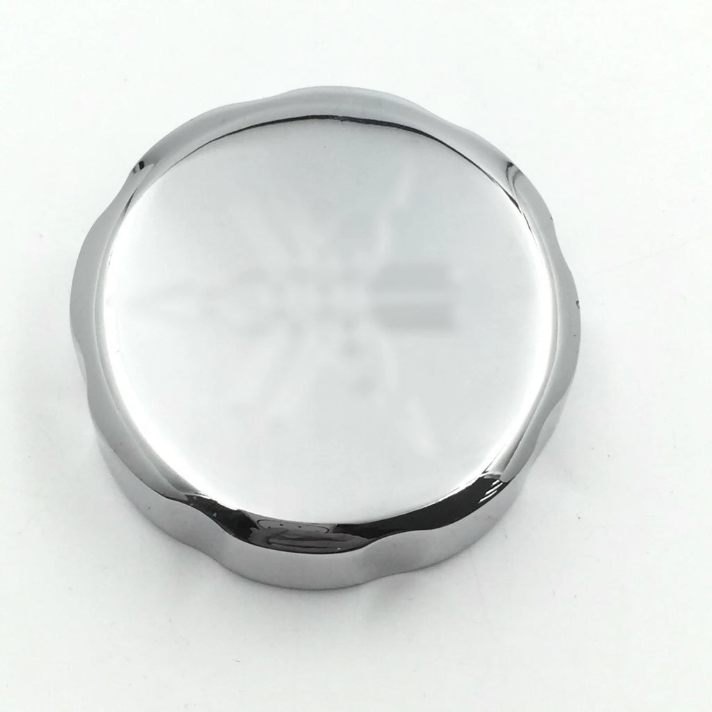 Chrome Front Master Cylinder Fluid Reservoir Cap Cover for Yamaha YZF R1 R6 (2000–2023)